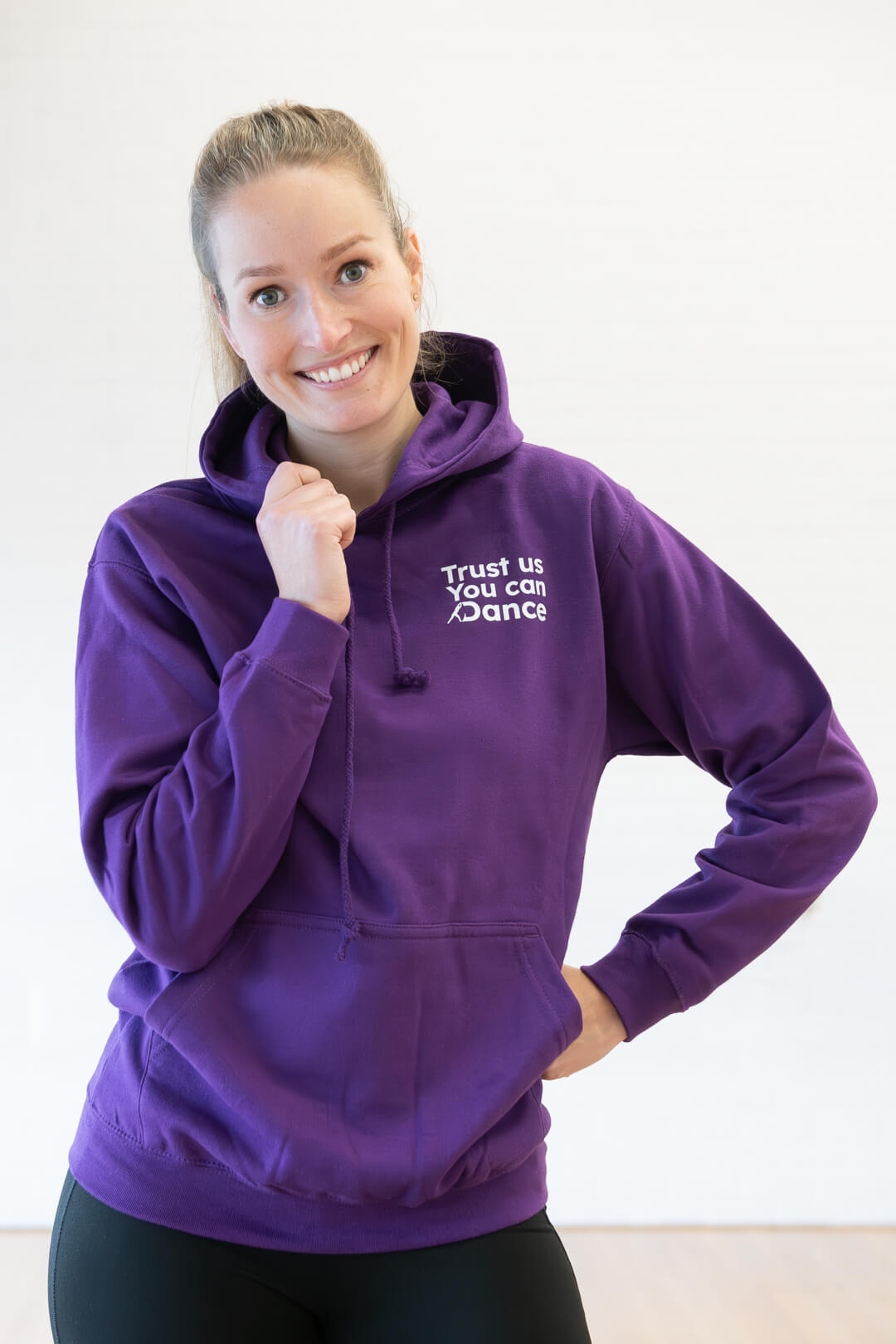 Hoodie volwassenen - Paars - Afbeelding 2