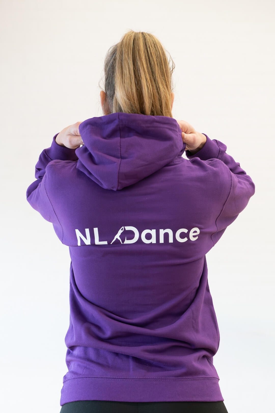 Hoodie volwassenen - Paars - Afbeelding 3