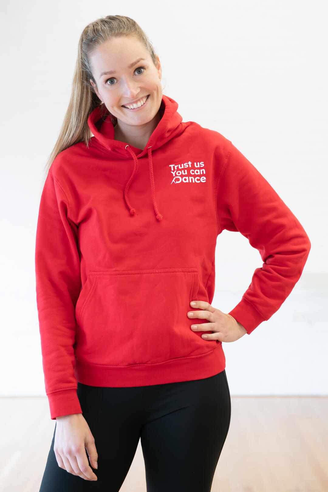 Hoodie volwassenen - Rood - Afbeelding 2