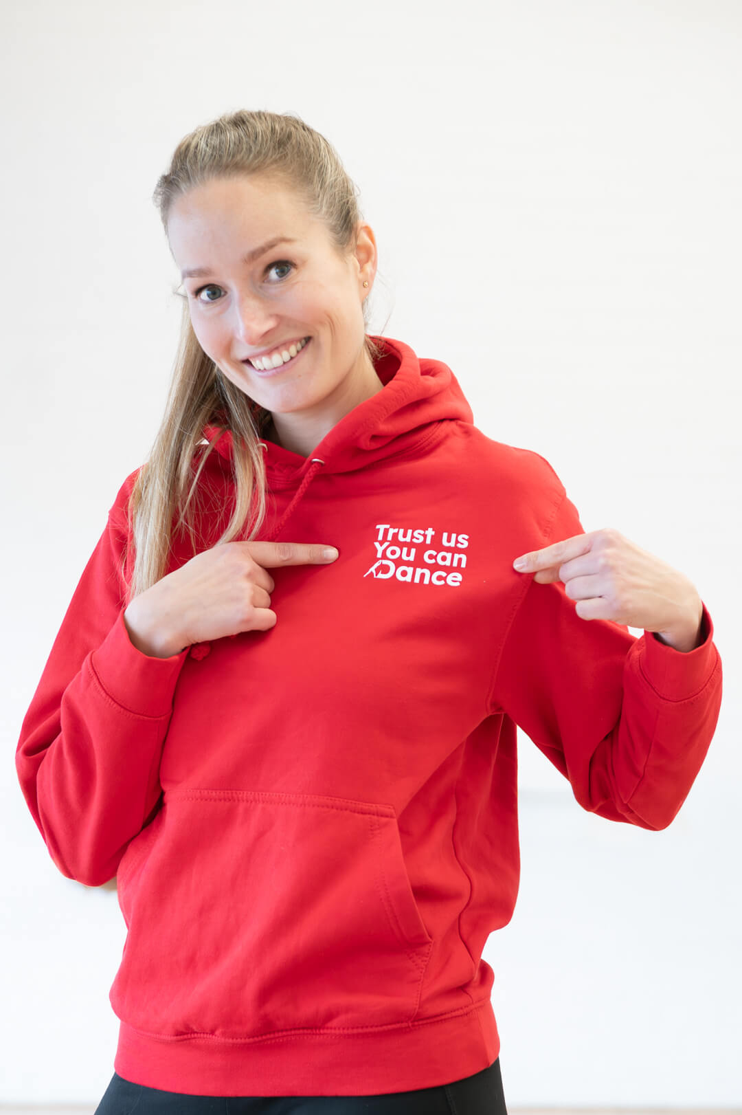 Hoodie volwassenen - Rood - Afbeelding 3
